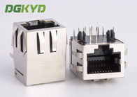 Standard cat 5 RJ45 ethernet connector with magnetic transformer customized