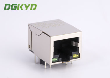 90 Degree Shielded 10/100 BASE-T RJ45 Ethernet Jack With Magnetic China Manufacturer