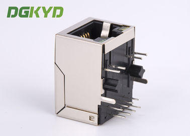 90 Degree Shielded 10/100 BASE-T RJ45 Ethernet Jack With Magnetic China Manufacturer