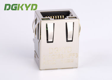 Tab Up 100Mb RJ45 With Integrated Magnetics Modular Jack For Ethernet Devices