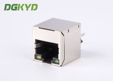 Factory Outlet Shield Megabit Vertical Insertion Rj45 Magnetic Ethernet Socket
