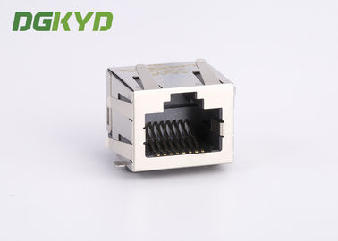 Customized Pcb Mount SMD / SMT Low Profile RJ45 Single Port 10/100/1000 Base-Tx RJ45
