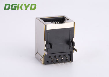 21.3mm Length Tap Down RJ45 Shielded Connector Without Transformer For Net Card