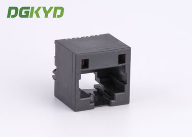 12.7mm Height Very Low 180 Degree RJ45 Keystone Jack Top Entry Lan Socket