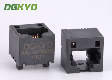 12.7mm Height Very Low 180 Degree RJ45 Keystone Jack Top Entry Lan Socket