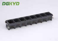 90 degrees 1x8  right angle RJ45 Female Jack 8 ports network switch connectors