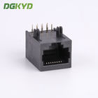 1x1 Side Entry Tab Down RJ45 Connector Female Ethernet Socket For Network Switch
