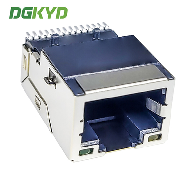 RJ45 1000/BASE-T Integrated Filtering Network Connector SMD LCP Surface Mount Interface DGKYD211Q106AB1A7CBS057