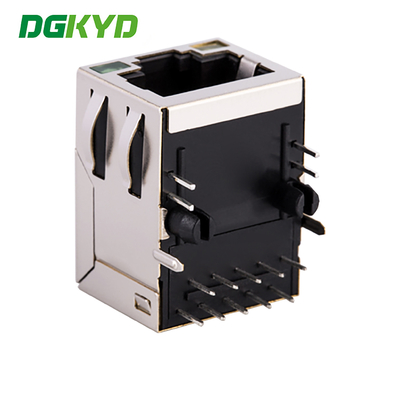 KRJ-H202GYENL RJ45 With Light / Transformer , Network Interface Ethernet Integrated Gigabit Connector