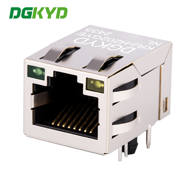KRJ-H202GYENL RJ45 With Light / Transformer , Network Interface Ethernet Integrated Gigabit Connector