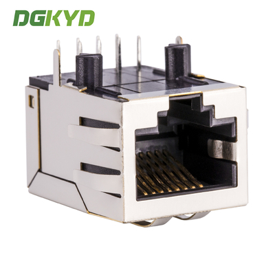 Metal Shielded 100 Base-Tx Cat5 Rj45 Ethernet Connector With Magnetics China Factory KRJ-060FNL