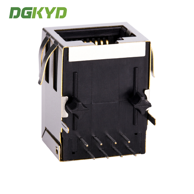 Metal Shielded 100 Base-Tx Cat5 Rj45 Ethernet Connector With Magnetics China Factory KRJ-060FNL