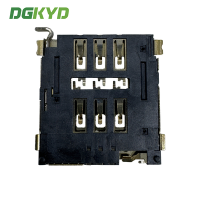 Nano SIM Card Holder With Switch And Detection P Telephone Card Holder TF SIM CONNECTOR DGKYDSIM15H6A6A2Y3WSK286