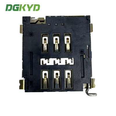 Nano SIM Card Holder With Switch And Detection P Telephone Card Holder TF SIM CONNECTOR DGKYDSIM15H6A6A2Y3WSK286