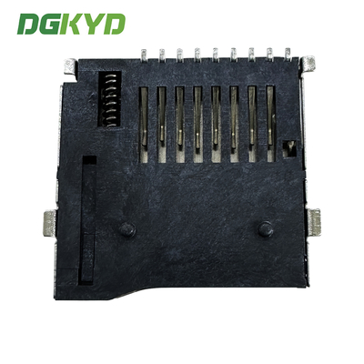 T-FLASH Card Holder PUSH/PUSH H1.8 External Soldering 9P Telephone Card Holder DGKYDTF18H8A6A2Y3WSW286