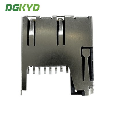 TF Card Holder Internal Welding Normally Closed Card Holder PUSH H1.8 Internal Welding 8P  DGKYDTF18H8A6A2Y3WSN286