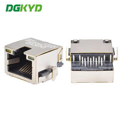 RJ45 SMT Socket Sinking Board 3.0 DIP With Light And Card Without Transformer Network Interface DGKYDCB301188AB1W6DB1075