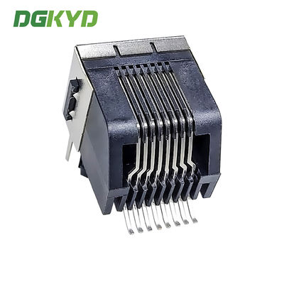 RJ45 Connector 5722 SMT 8P8C With Ear Half Package Shielded Mesh Port Without LED DGKYD5722E1188GWA26SB1359