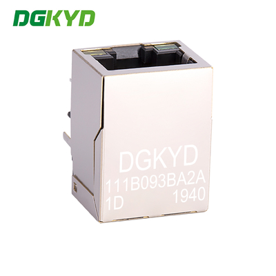 RJ45 Ethernet port, single port, all inclusive with lights, 8PIN DIP with filter DGKYD111B093BA2A1D