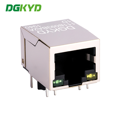 RJ45 Ethernet port, single port, all inclusive with lights, 8PIN DIP with filter DGKYD111B093BA2A1D