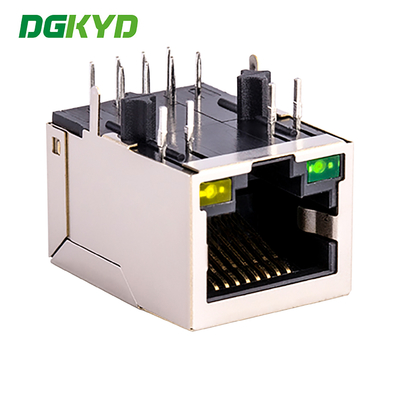 RJ45 Ethernet socket 100Mbps integrated filter with POE network interface DGKYD111B049AB2A1DP