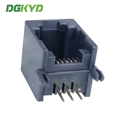 RJ11 Ethernet port connector 6P6C telephone socket interface gold-plated FU DGKYD55211166IWA1DY1