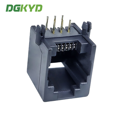 RJ11 Ethernet port connector 6P6C telephone socket interface gold-plated FU DGKYD55211166IWA1DY1