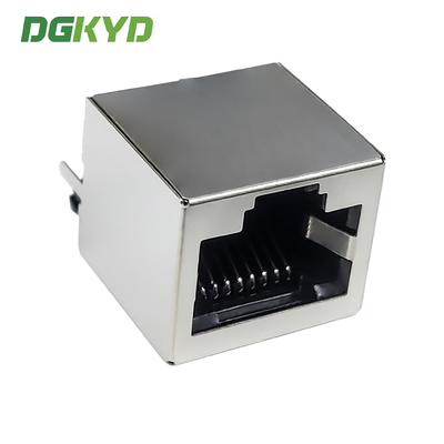 180 Degree RJ45 Vertical Interface With Shielded Mesh Socket Without Built-in Transformer DGKYD52T1188GWA1DY1