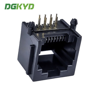 RJ45 All Plastic Ear Mesh Port Connector 8P8C Communication Interface DGKYD5521E1188IWA1DY1017
