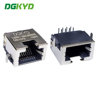 RJ45 sinking board 8.8 without light strip shielding 8P8C direct insertion type DGKYDCB881188GWWA6DB1075
