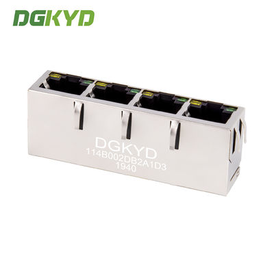 Four In One RJ45 Connector, 100Mbps Integrated Filter With Light Strip And Shielding Shell DGKYD114B002DB2A1D3