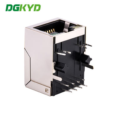 RJ45 Connector 100Mbps Ethernet Port Without Transformer, With Light And Shielding DGKYD111B035AB2A1D