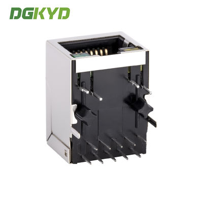 RJ45 connector integrated with gigabit network interface, single cell network port socket DGKYD111Q070CC2A1D