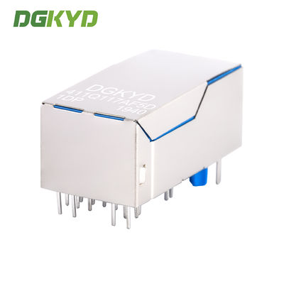 Gigabit Ethernet connector RJ45 Female Jack Single Port 1000M PoE+ Registered jack DGKYD411Q117AF5D1DP