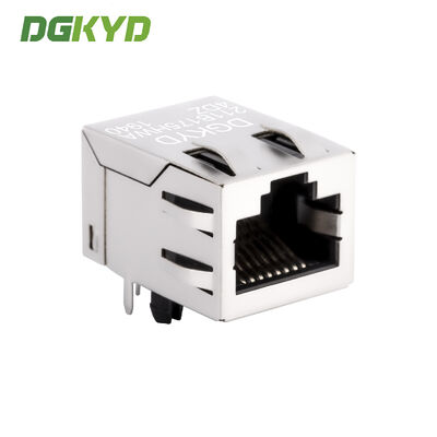 RJ45 interface 10/100 Base-T integrated magnetic lightless strip shielding DGKYD211B175HWA4DZ