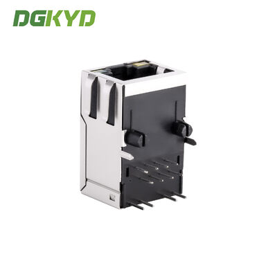 Single cell RJ45 connector 100Mbps integrated network transformer with light network interface DGKYD311B074DB2A4DN