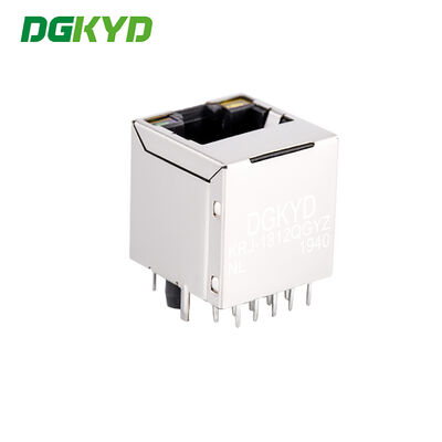 KRJ-1812QGYZNL Vertical RJ45 Communication Interface Gigabit Network Connector Ethernet Port Socket