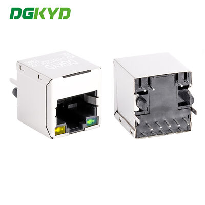 KRJ-1812QGYZNL Vertical RJ45 Communication Interface Gigabit Network Connector Ethernet Port Socket
