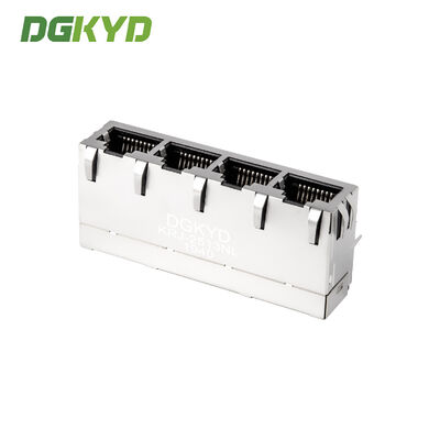 Gigabit Network Socket 4 Gang RJ45 Connector Ethernet Interface KRJ-2513NL