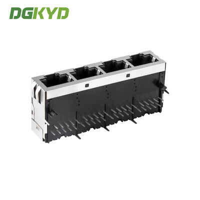 Gigabit Network Socket 4 Gang RJ45 Connector Ethernet Interface KRJ-2513NL