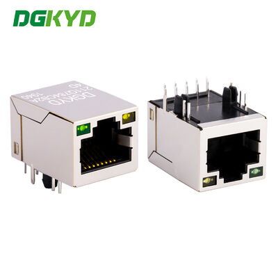 Industrial-Grade Gigabit RJ45 Ethernet Connector with Built-in Magnetics for High Performance Networking