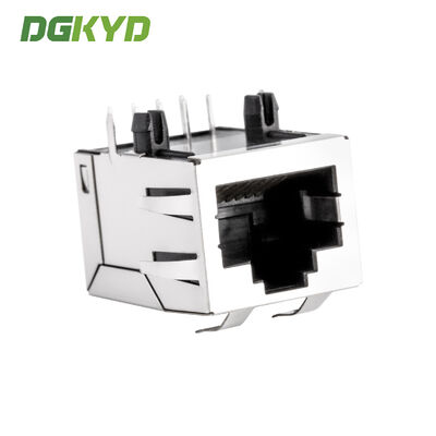 100 BASE Lan RJ45 Connector with Transformer Tab up Megabit Ethernet Modular Jack