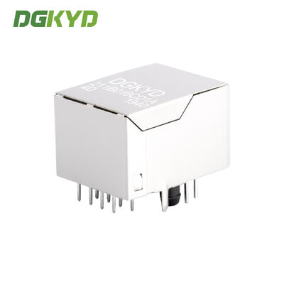 RJ45 Connector Modular Jack with Built-in Integrated Filter Light Shielding Interface and Gold Plating 6u