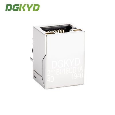 RJ45 Connector Modular Jack with Built-in Integrated Filter Light Shielding Interface and Gold Plating 6u