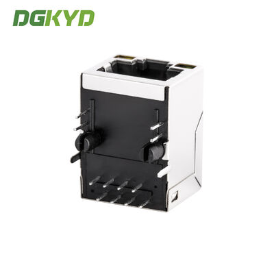 RJ45 Connector Modular Jack with Built-in Integrated Filter Light Shielding Interface and Gold Plating 6u