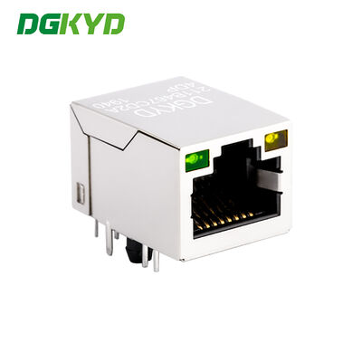 Industrial Grade 100Mbps RJ45 Connector with Light Strip Filter and Transformer