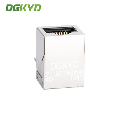 RJ45 connector 100Mbps integrated transformer crystal head Ethernet interface DGKYD211B031GWA4D