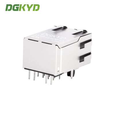 Industrial Grade RJ45 Shielded Connector with 100Mbps Speed and 6U Gold Plating