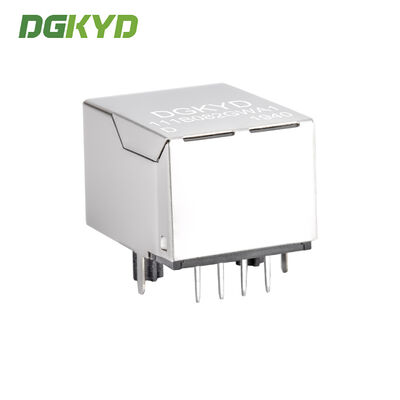 RJ45 Connector 100Mbps Shielded Network Port Without Light Strip for Industrial Applications