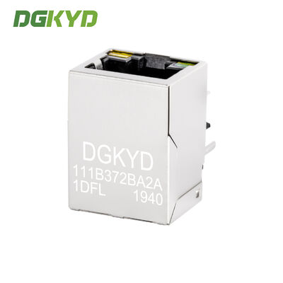 Lightning Protection RJ45 Shielded Connector with 6U Gold Plating and Integrated Filter for Network Port